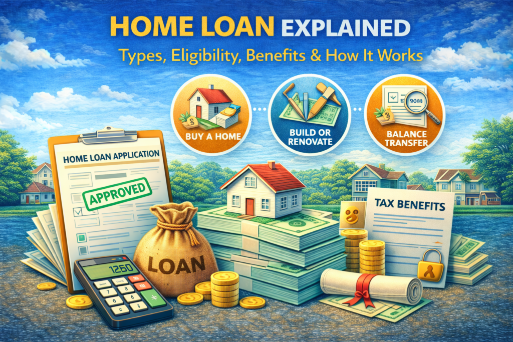 Home Loan Explained : Types, Eligibility, Benefits & How It Works