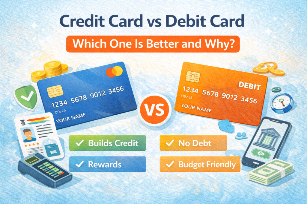 Credit vs Debit Card – Which One Is Better and Why?
