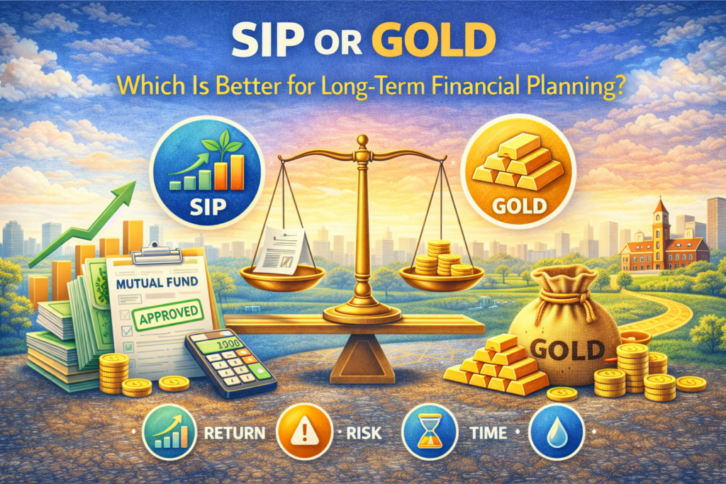 SIP or Gold: Which Is Better for Long-Term Financial Planning?