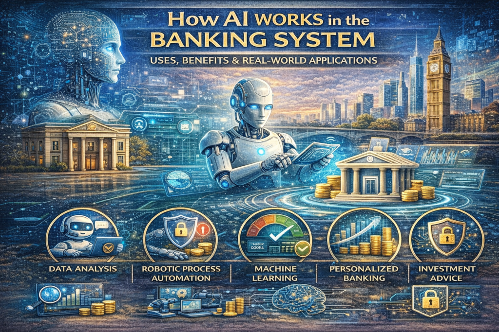 How AI Works in the Banking System: Uses, Benefits & Real-World Applications