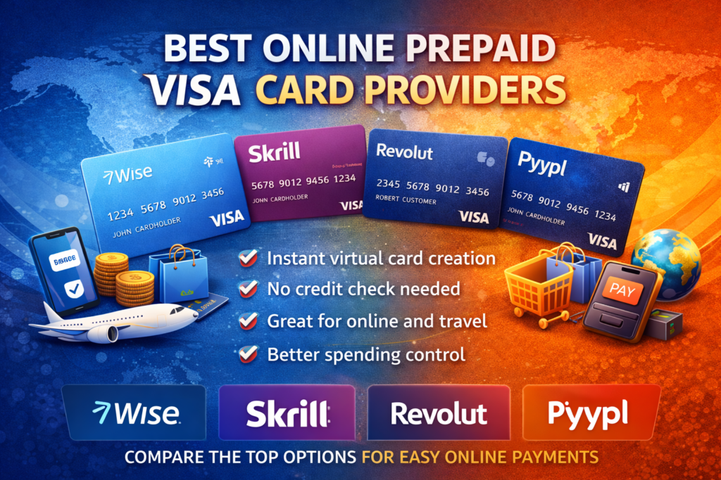 Online prepaid Visa cards